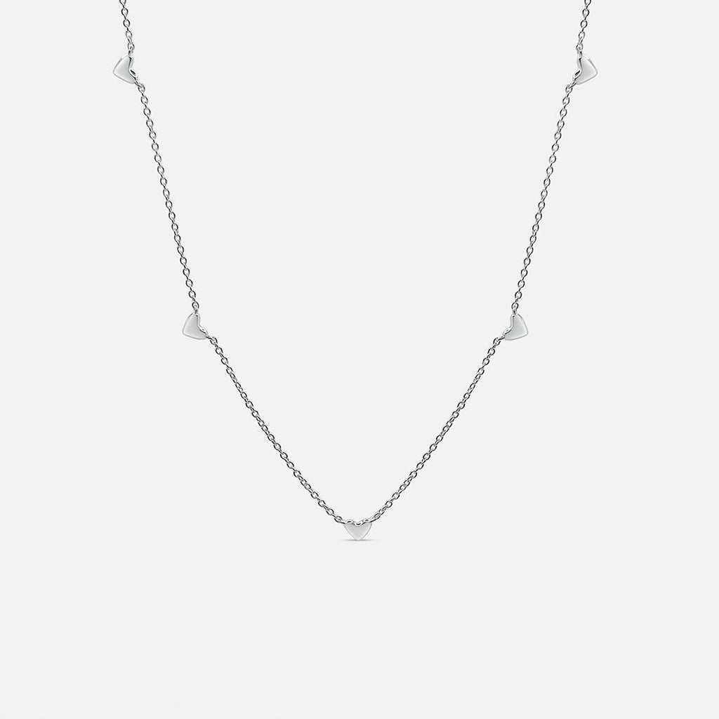 Collana con ciondolo a forma di cuore - Argento