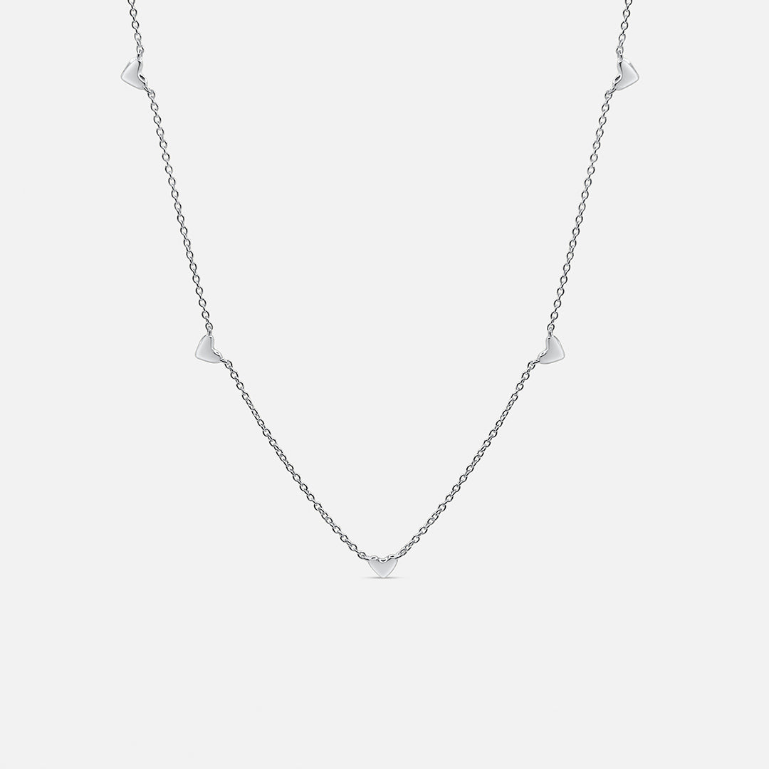 Collana con ciondolo a forma di cuore - Argento