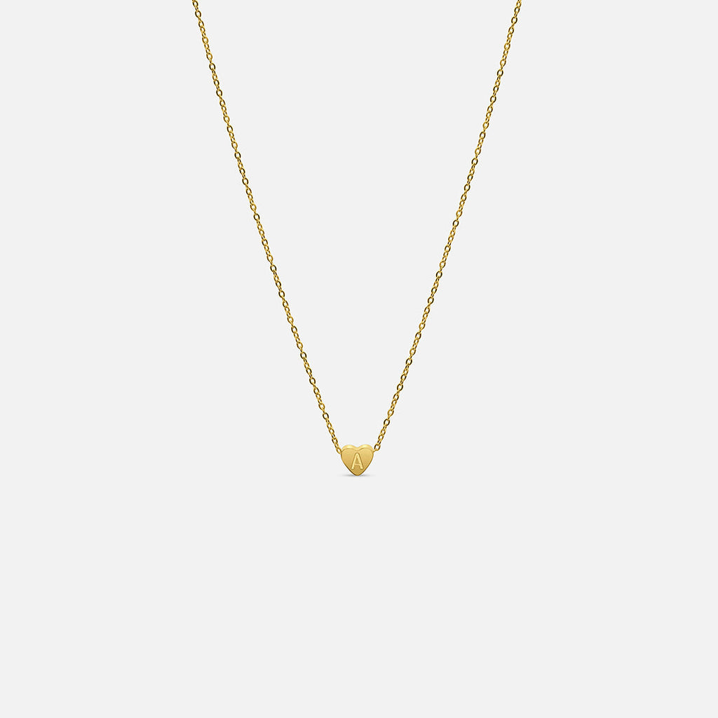 Collana personalizzata con cuore e iniziali