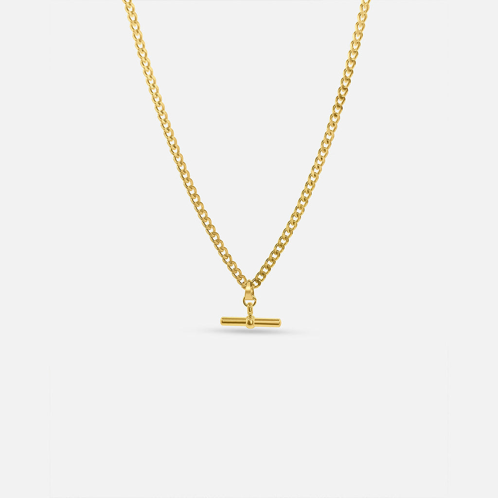 Collana con barra a T - Oro
