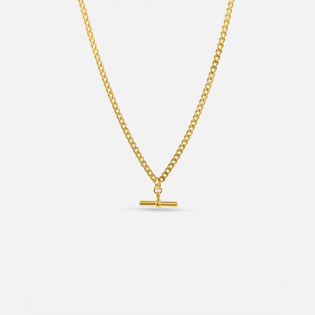 Collana con barra a T - Oro