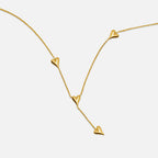 Collana con ciondolo a forma di cuore - Oro
