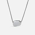 Collana Cord Pebble - Argento