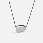 Collana Cord Pebble - Argento