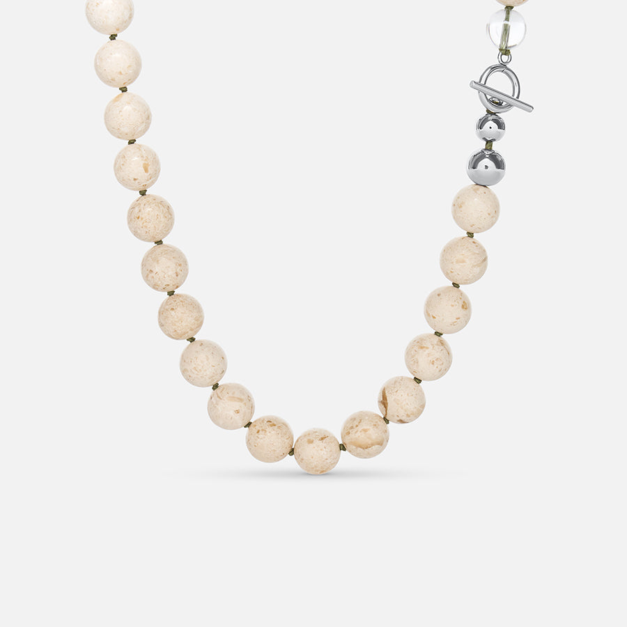 Collana con perline di sabbia