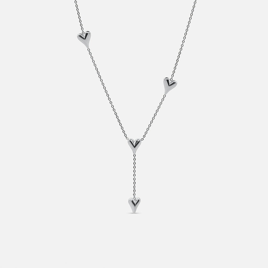 Collana con ciondolo a forma di cuore - Argento