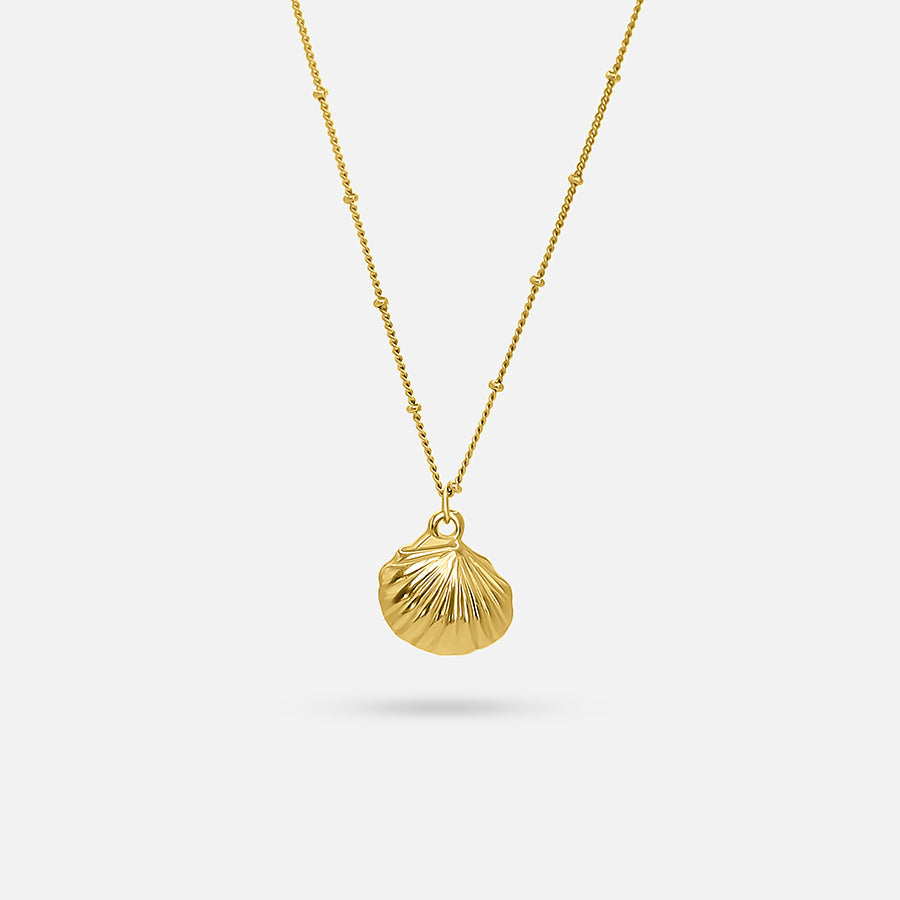 Collana con conchiglia oro