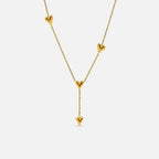 Collana con ciondolo a forma di cuore - Oro