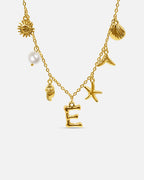 Collana con lettera “Oceano Dorato”