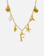 Collana con lettera “Oceano Dorato”
