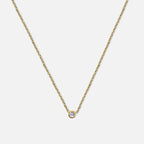 Collana con mini pietra