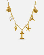 Collana con lettera “Oceano Dorato”