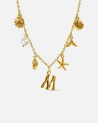 Collana con lettera “Oceano Dorato”