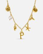 Collana con lettera “Oceano Dorato”