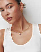 Collana con collare a taglio rotondo