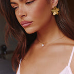 Collana mini con perla