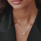 Collana personalizzata con cuore e iniziali