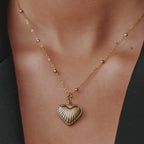 Collana con ciondolo a forma di cuore