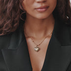 Collana con ciondolo a forma di cuore
