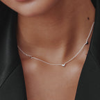 Collana con ciondolo a forma di cuore - Argento