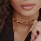 Collana classica con perline