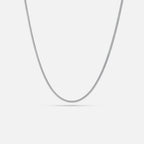 Collana con finitura argentata