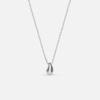 Collana con pendente a goccia - Argento
