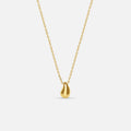 Collana con pendente a goccia in oro