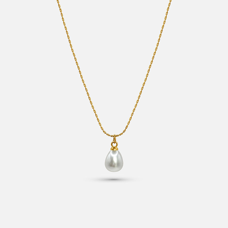 Collana mini con perla