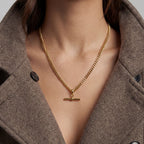 Collana con barra a T - Oro